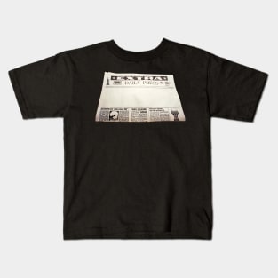 Daily News Paper Kids T-Shirt